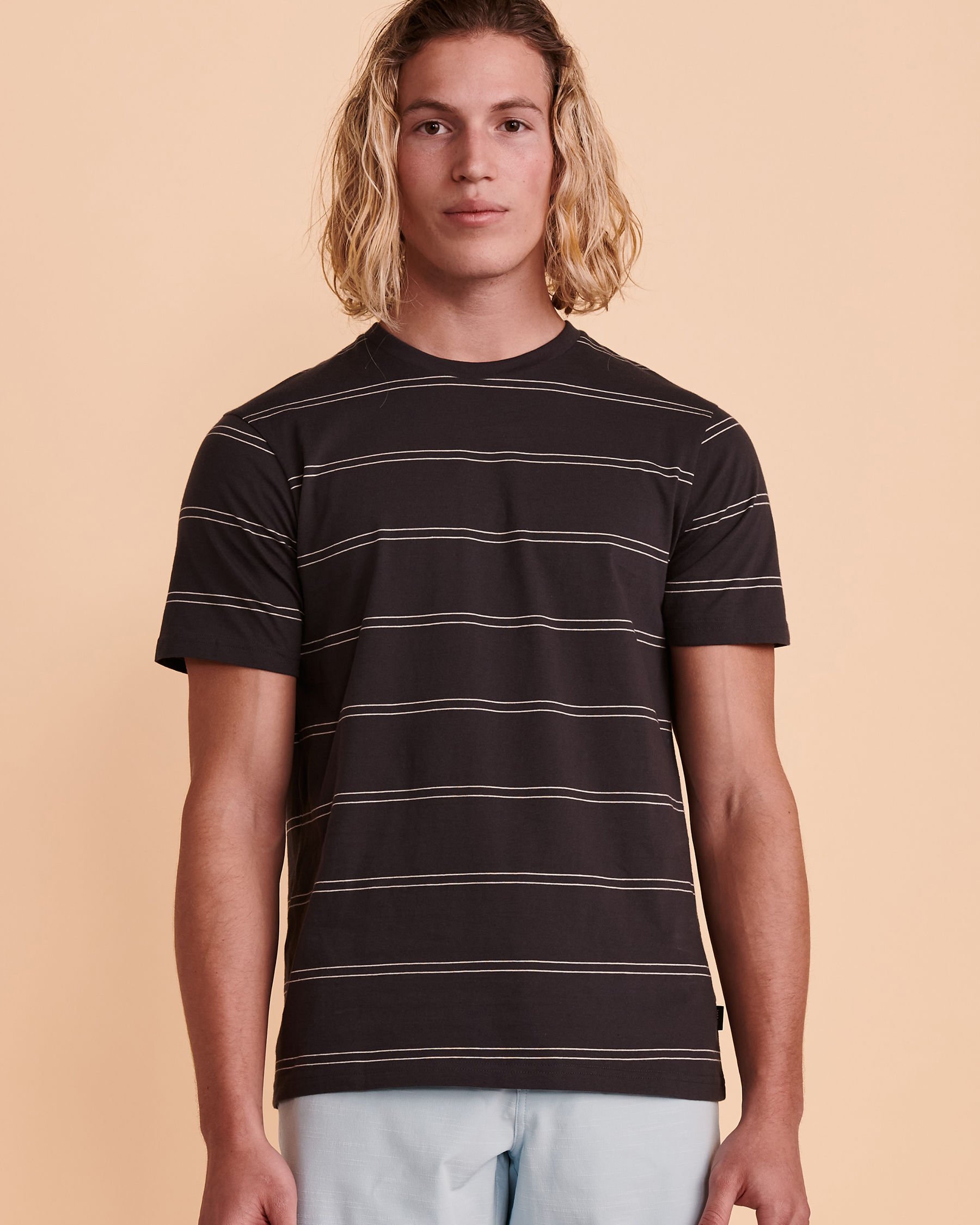RIP CURL Chandail manches courtes PLAIN STRIPE Rayures CTEMB9 - Voir3