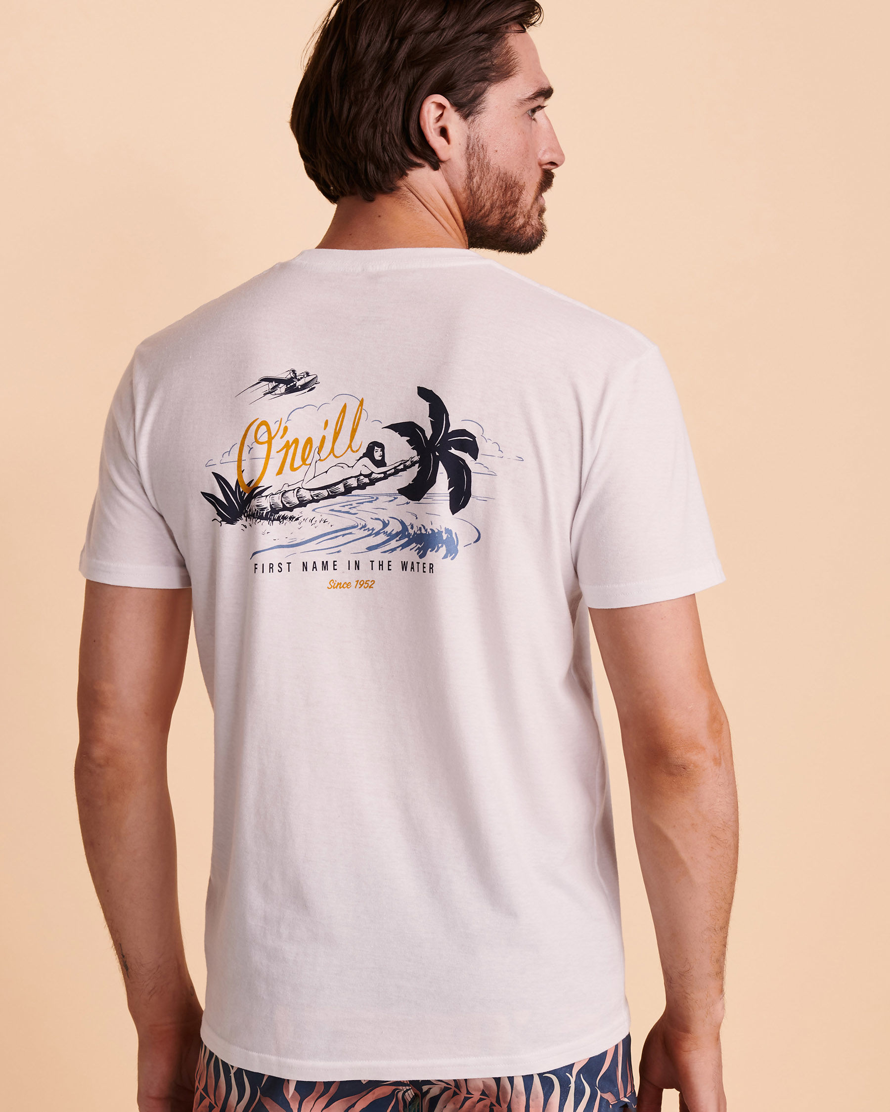 O'NEILL Chandail manches courtes RELAX Blanc HO0118308 - Voir2