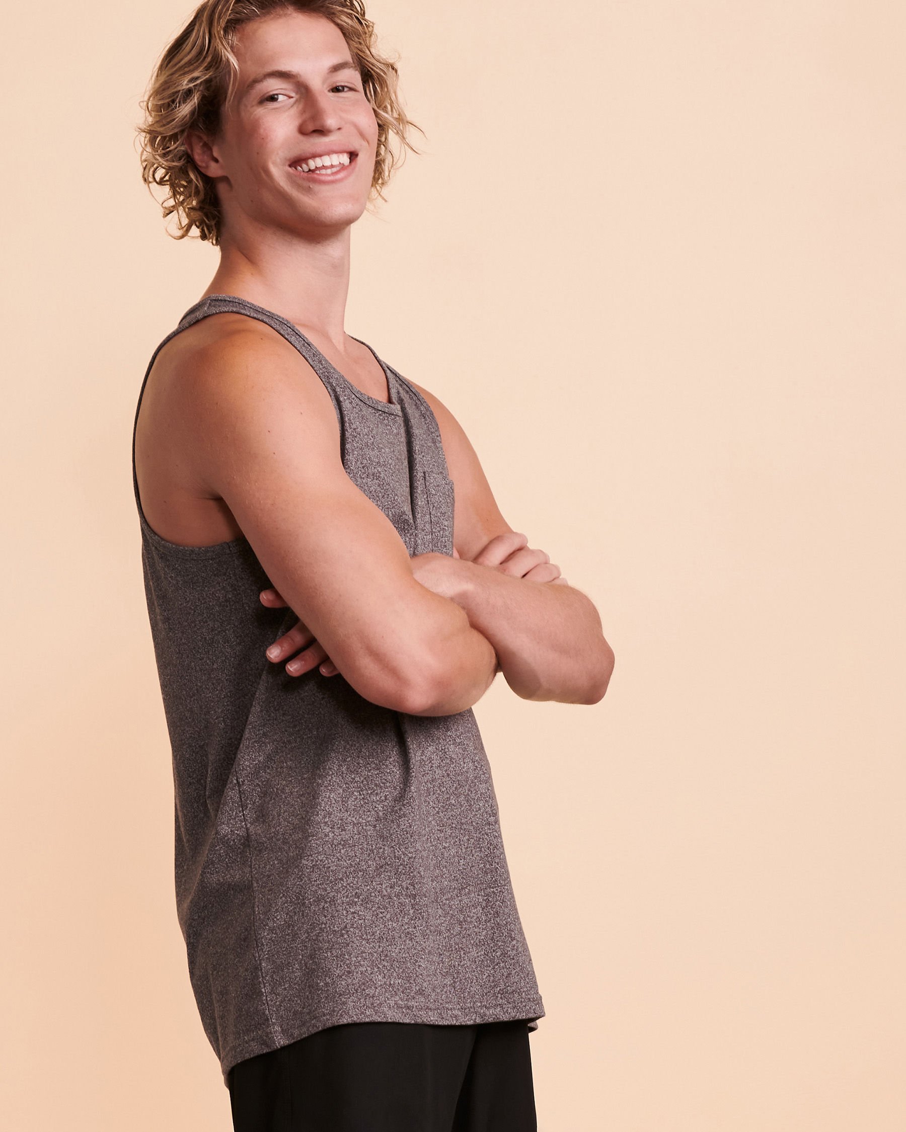 RIP CURL Tank Charcoal CTE8W8 - View1