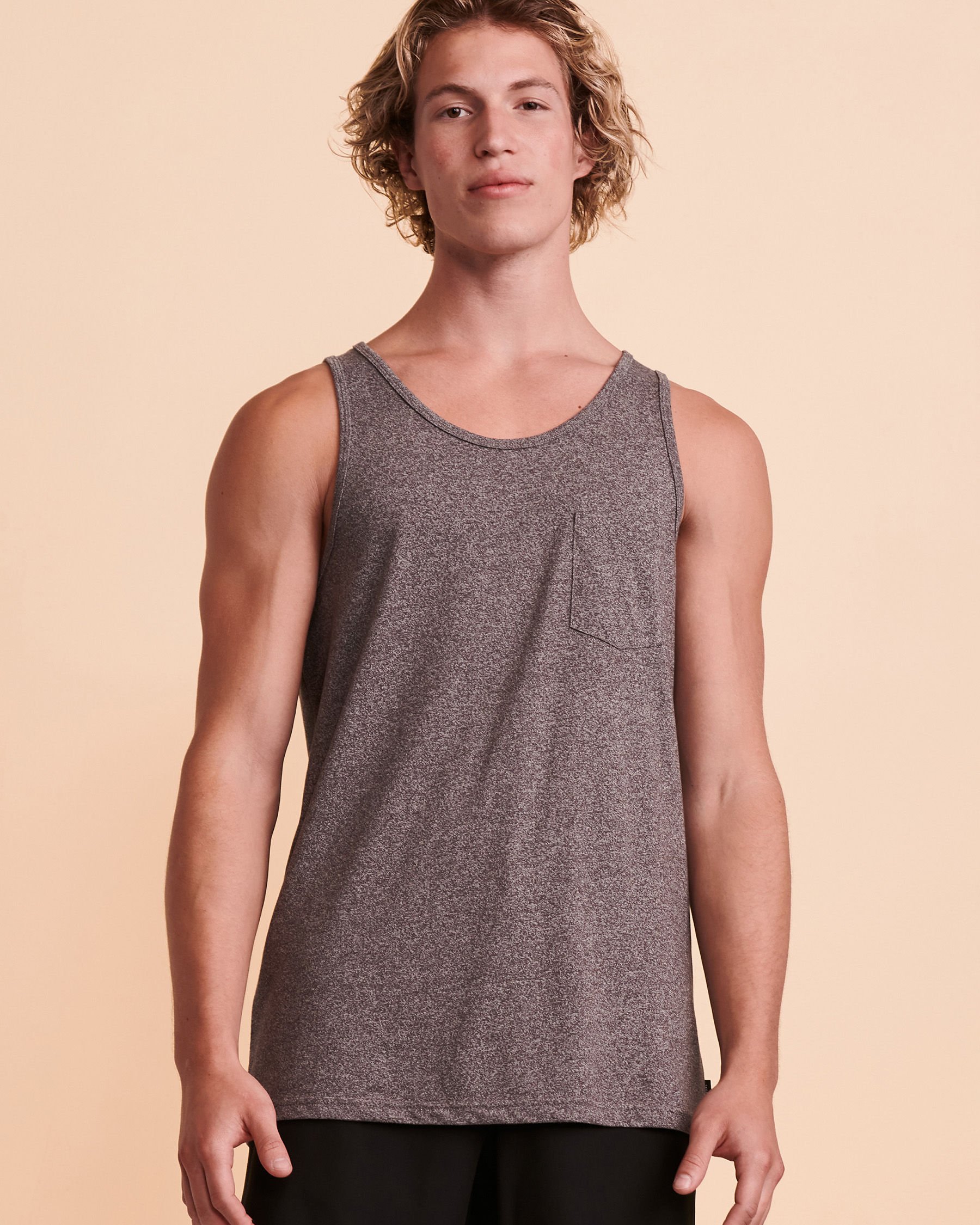 RIP CURL Tank Charcoal CTE8W8 - View3