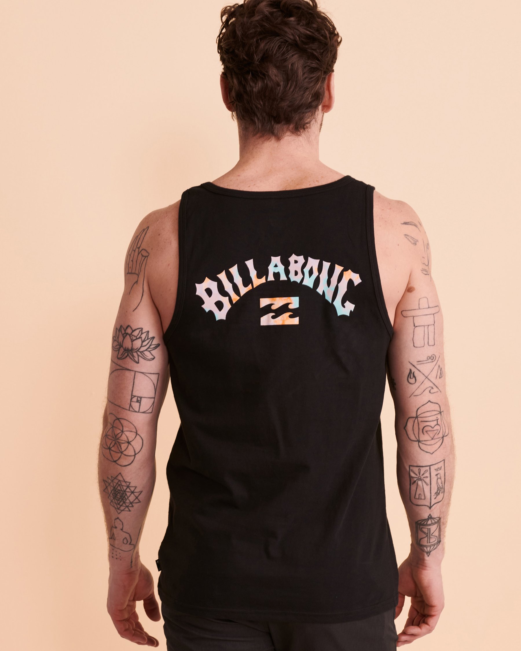 BILLABONG Camisole ARCH FILL Noir ABYZT01246 - Voir2
