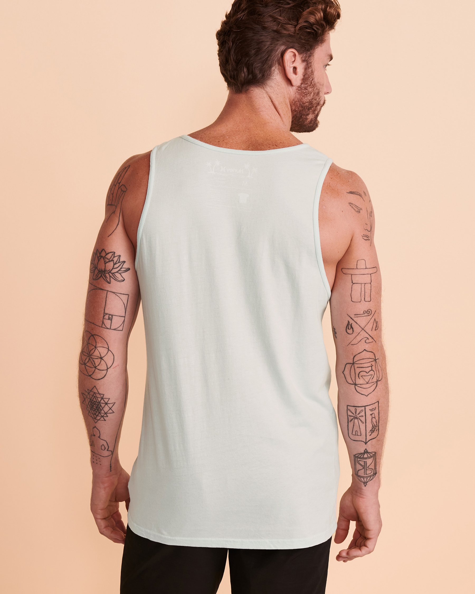 HURLEY EVERYDAY WASHED Tank Glacier blue DB3802 - View2