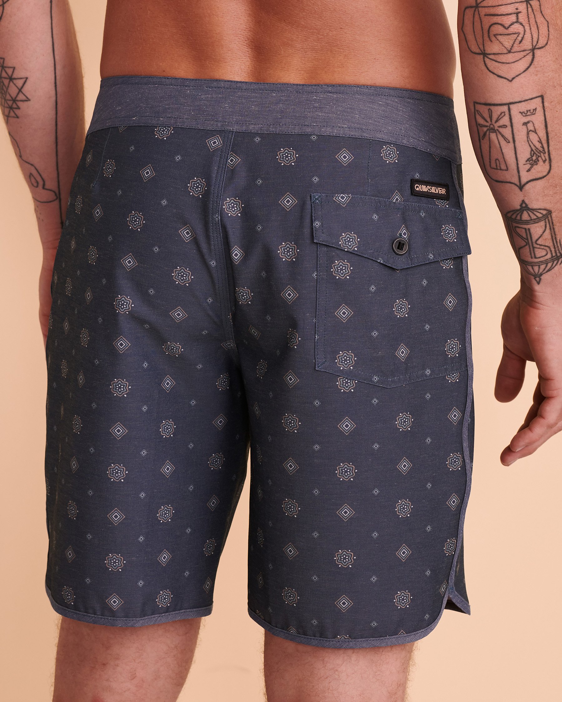 QUIKSILVER Maillot boardshort HEMPSTRETCH SCALLOP Imprimé bleu EQYBS04628 - Voir2
