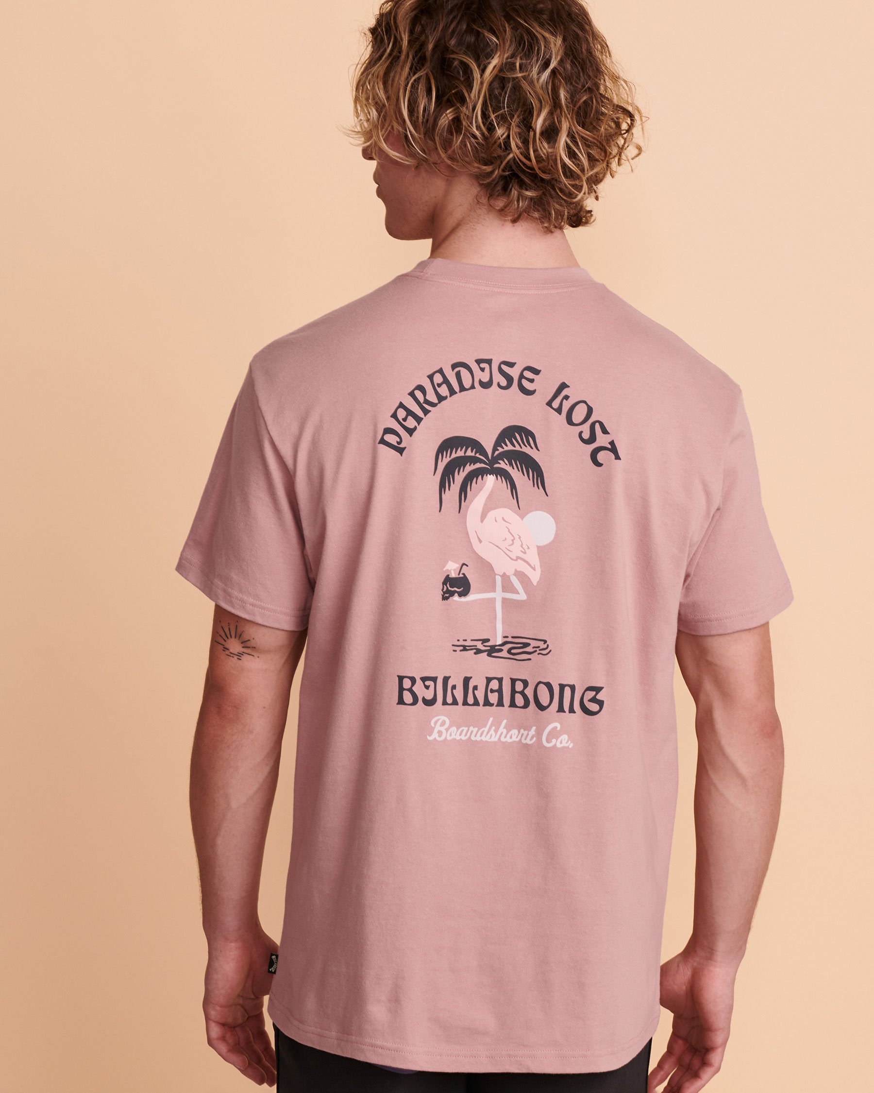 BILLABONG PARADISE LOST T-shirt Dusty pink ABYZT00612 - View1