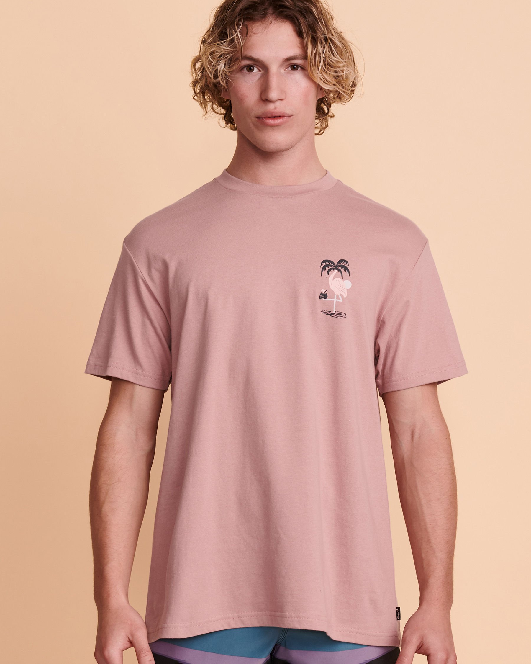 BILLABONG PARADISE LOST T-shirt Dusty pink ABYZT00612 - View3