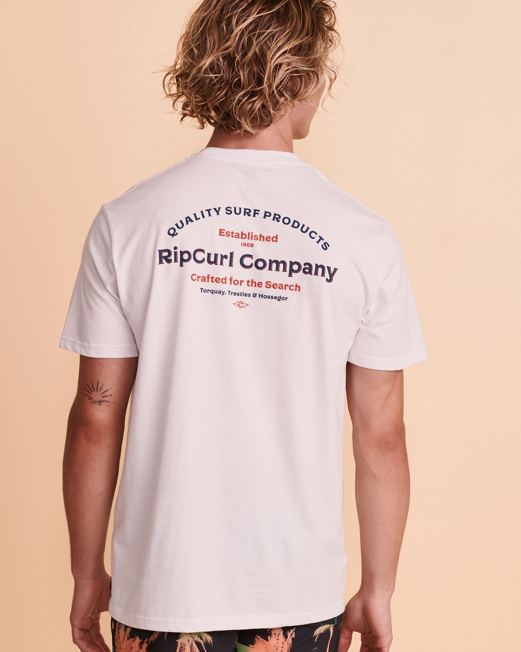 RIP CURL QUALITY PRODUCTS T-shirt White CTETN9 - View2