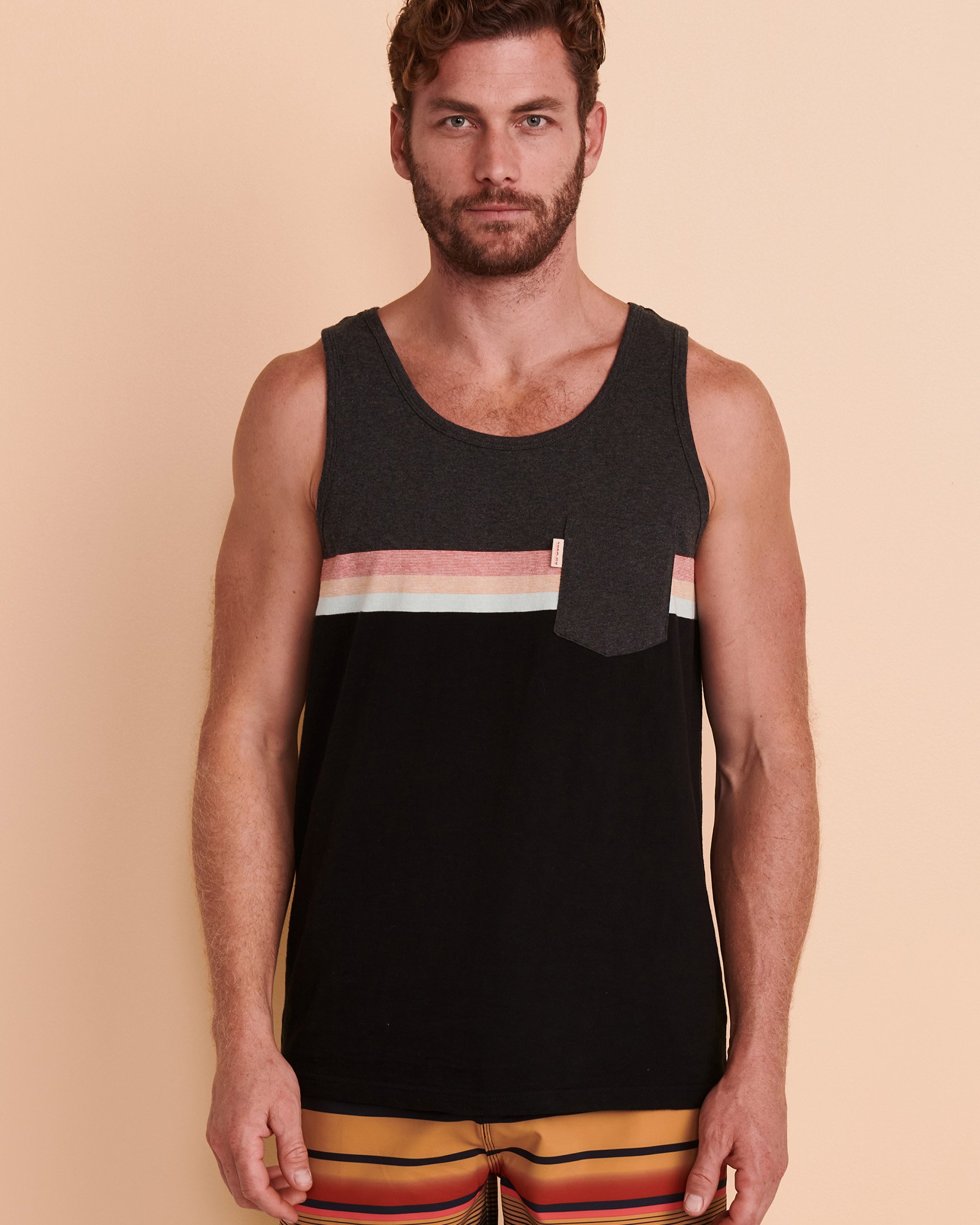 RIP CURL Camisole SURF REVIVAL WAVE Noir CTEAJ8 - Voir3