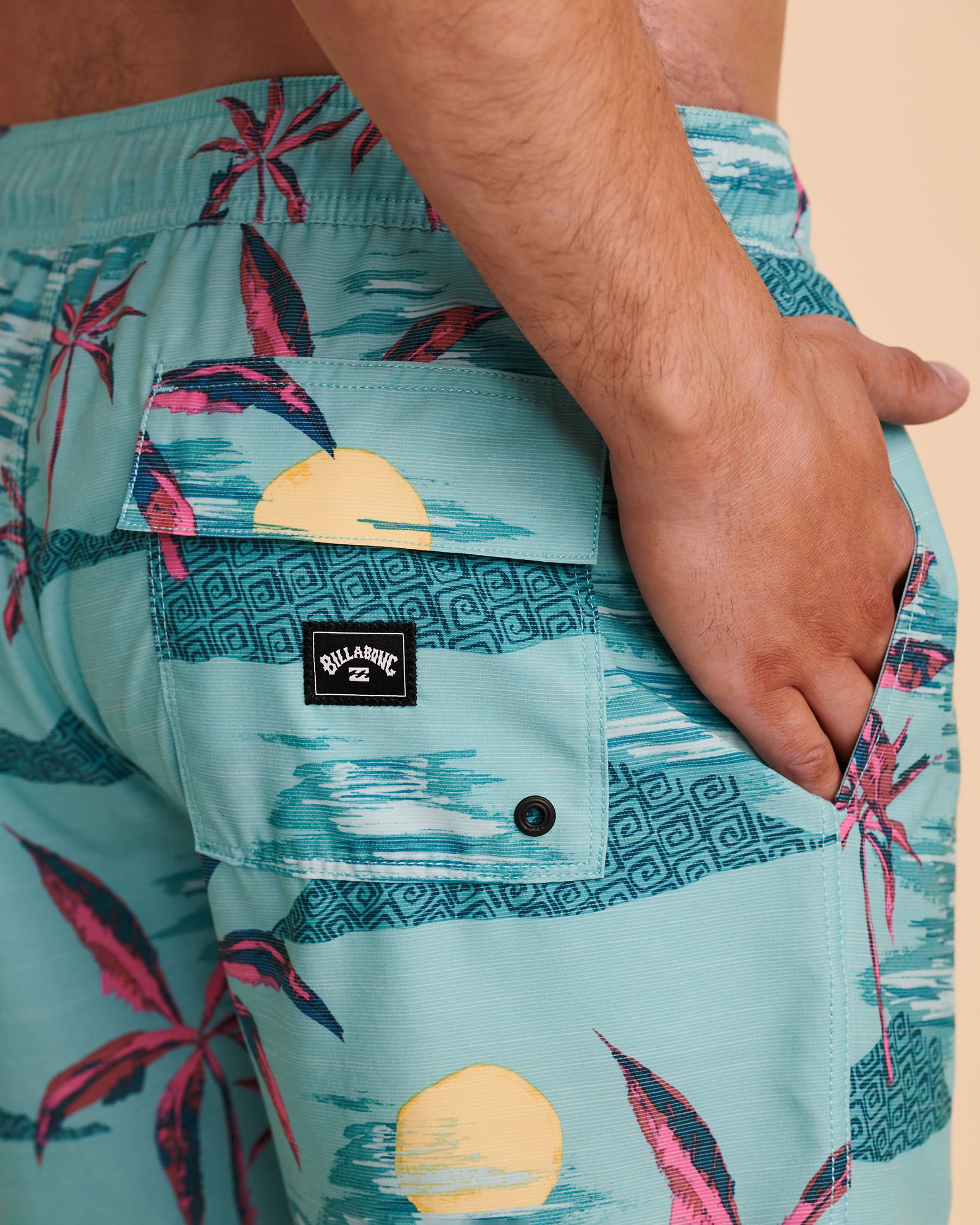 BILLABONG SUNDAYS LAYBACK Volley Swimsuit Summer print M1803BSB - View2