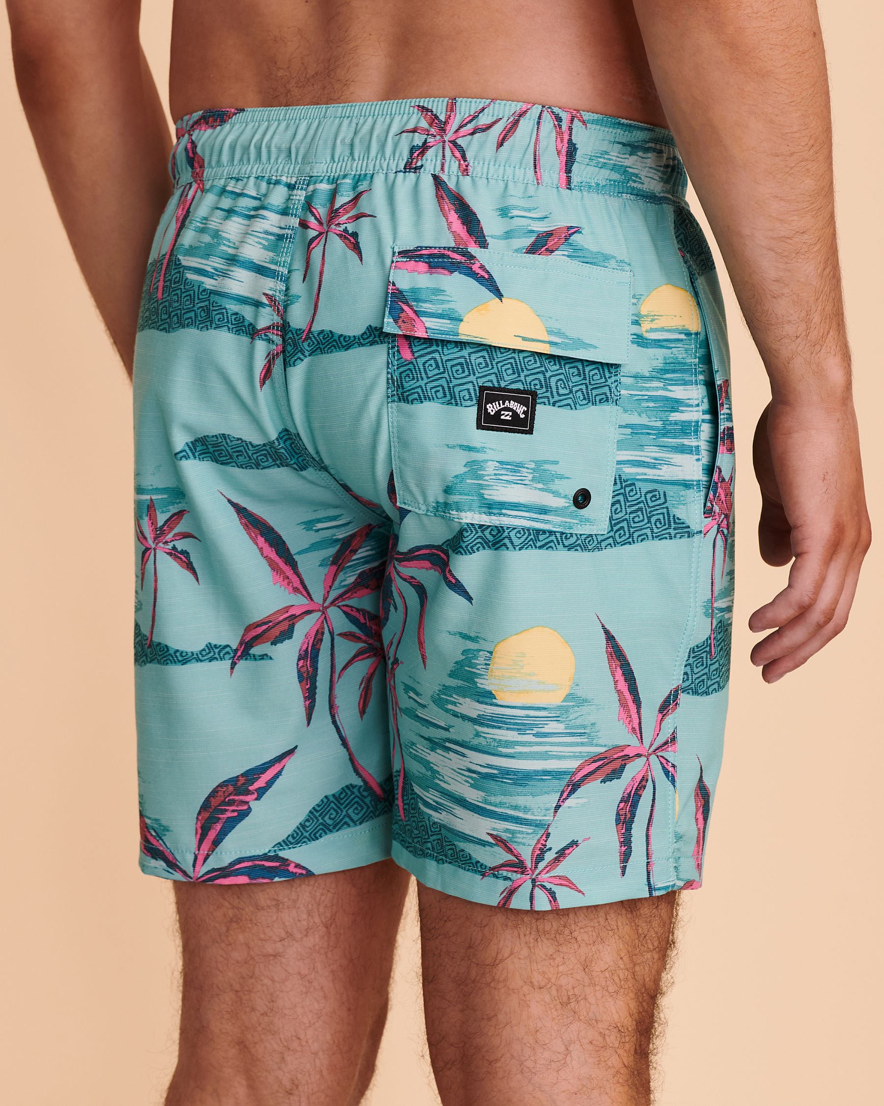 BILLABONG SUNDAYS LAYBACK Volley Swimsuit Summer print M1803BSB - View3