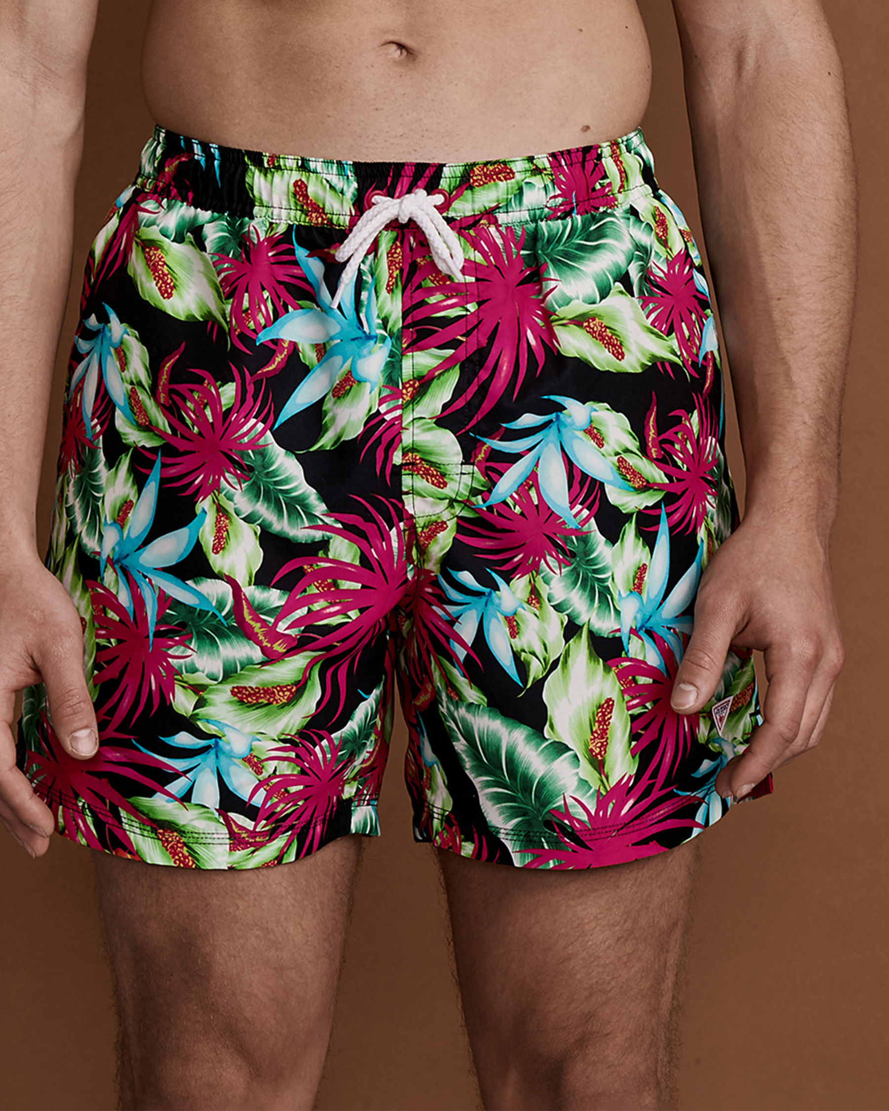 GUESS EXOTIC FLOWER Volley Swimsuit Flowers F1GT02 WO05V - View1