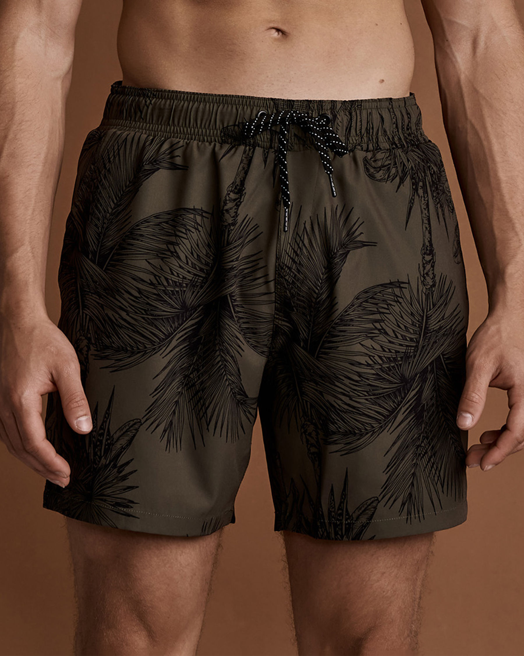 BLACK BULL APPAREL Maillot volley LOIC Fleuri khaki 3903-1014 - Voir1