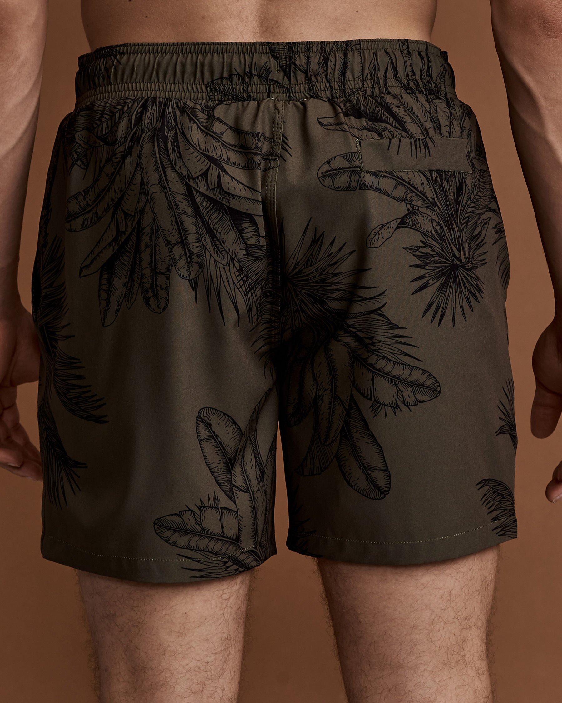 BLACK BULL APPAREL Maillot volley LOIC Fleuri khaki 3903-1014 - Voir2