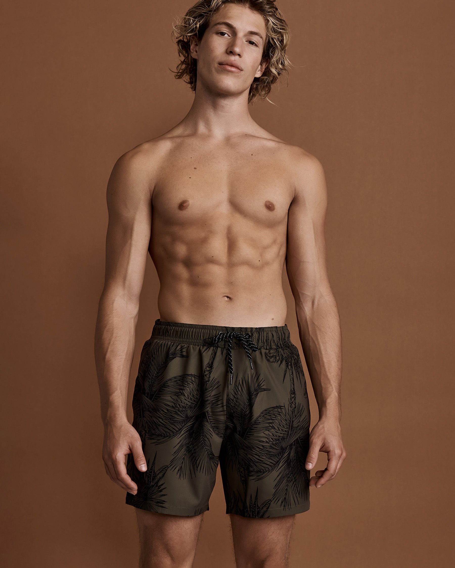 BLACK BULL APPAREL Maillot volley LOIC Fleuri khaki 3903-1014 - Voir5