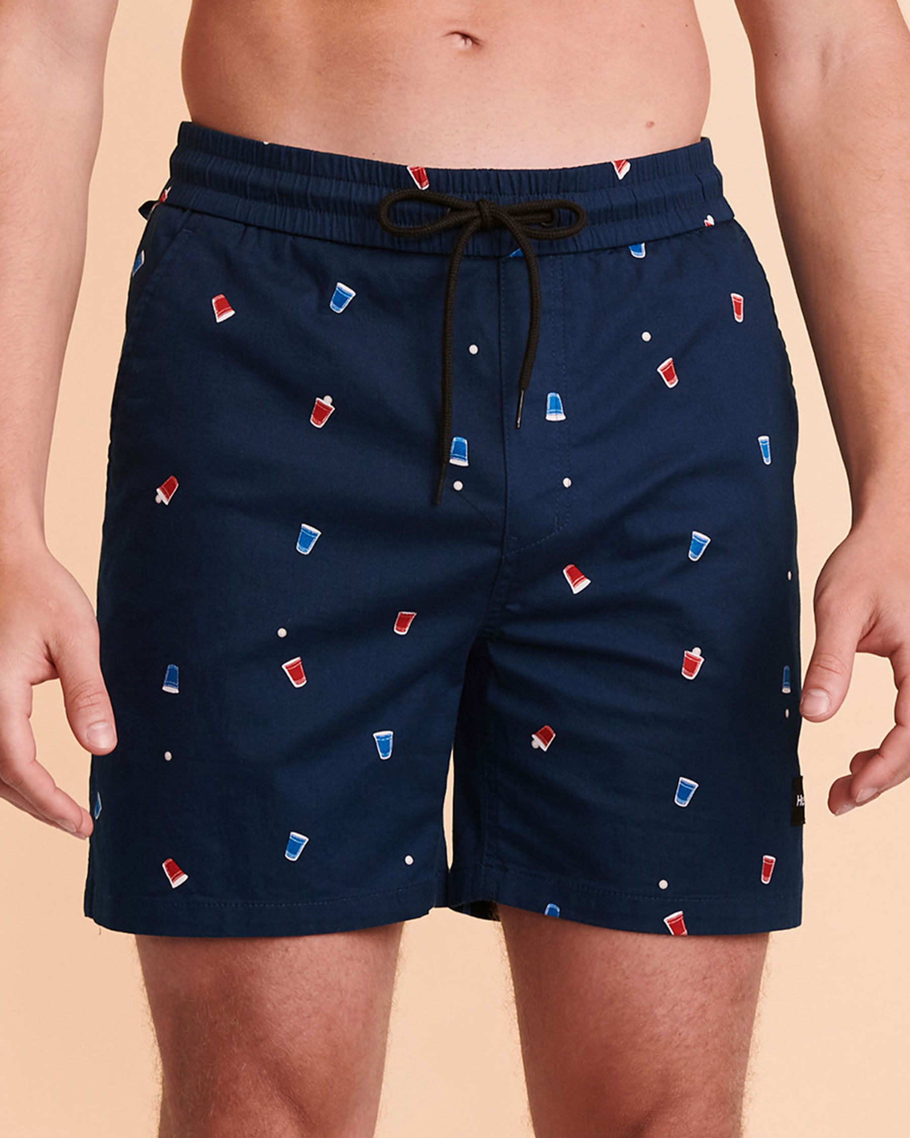 HURLEY MORRO Volley Swimsuit Cup print DB8807 - View1