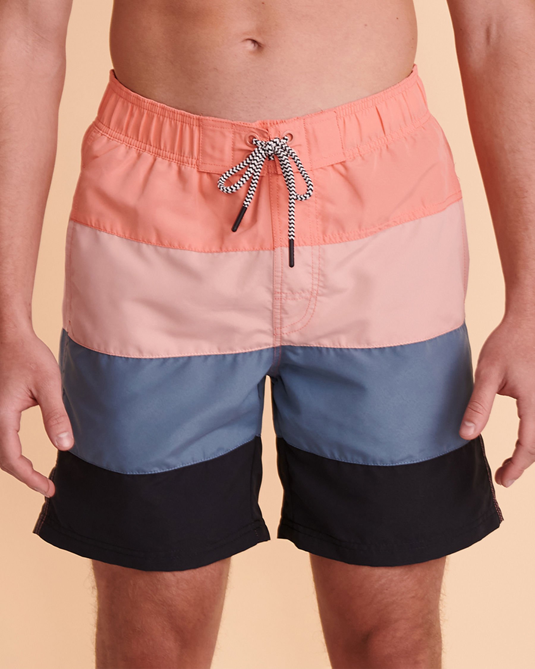 BLEND Volley Swimsuit Light pink and blue 20712329 BV - View1