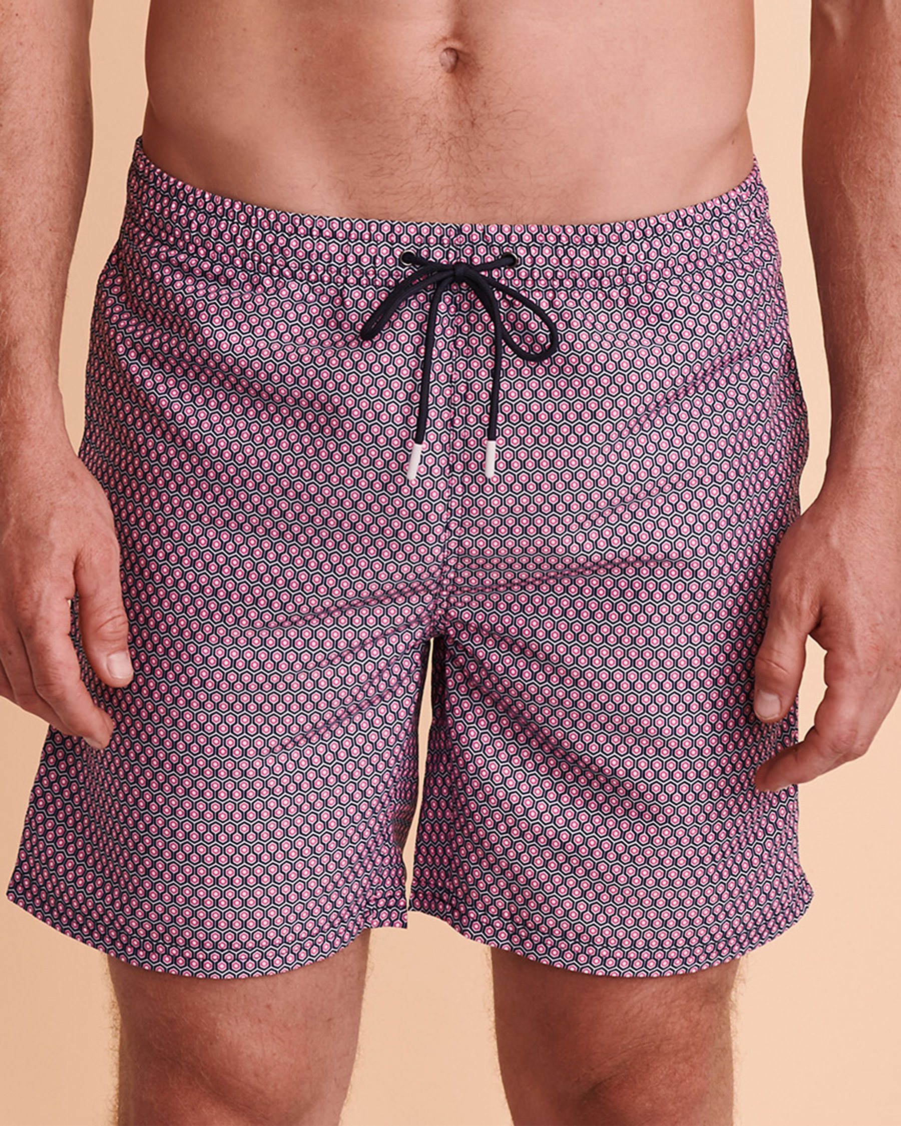 SOUL OF LONDON Maillot volley GEO Imprimé rouge SOBS212800 - View1