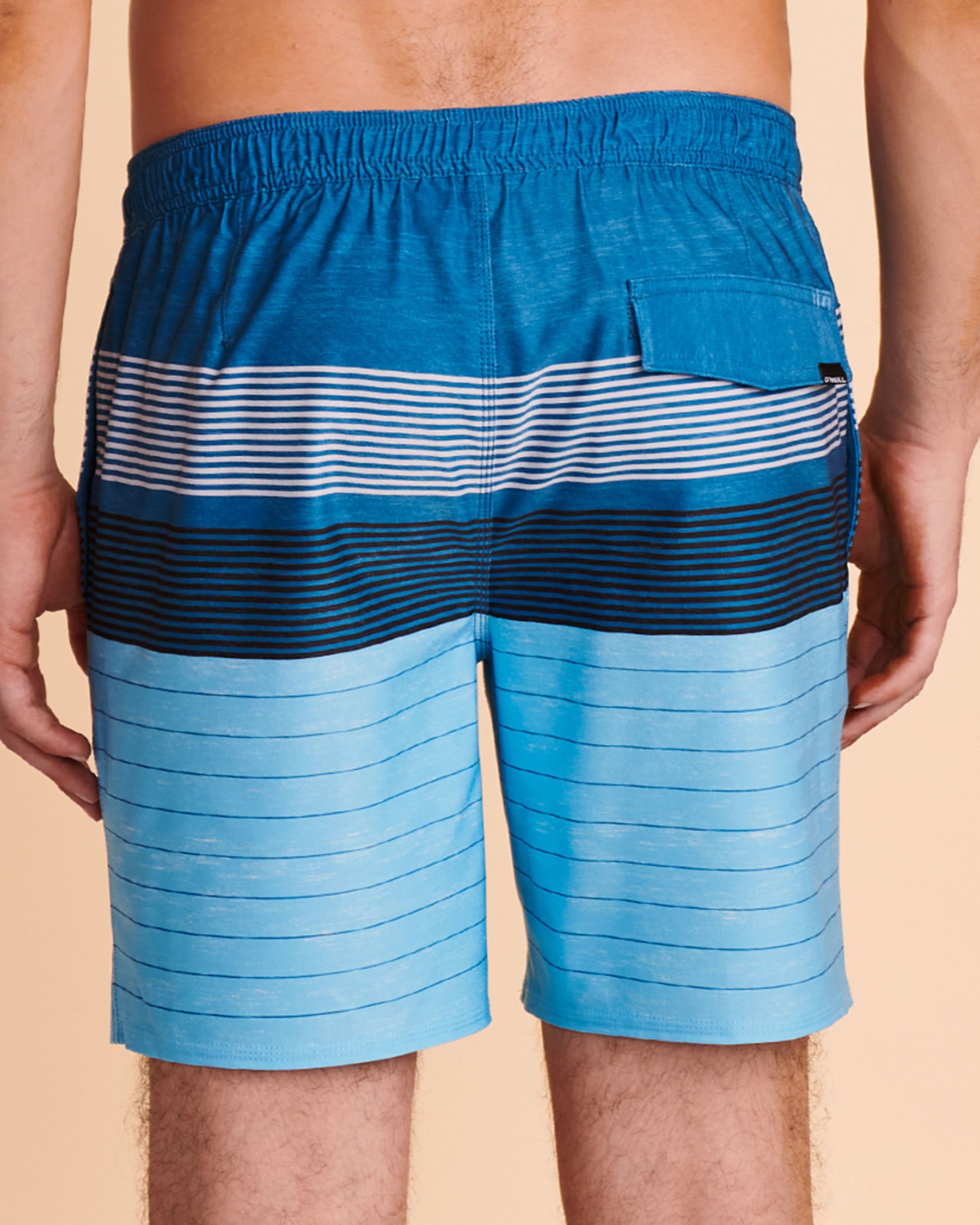 O'NEILL Maillot volley HEIST Rayures bleues HO0105011C - Voir3