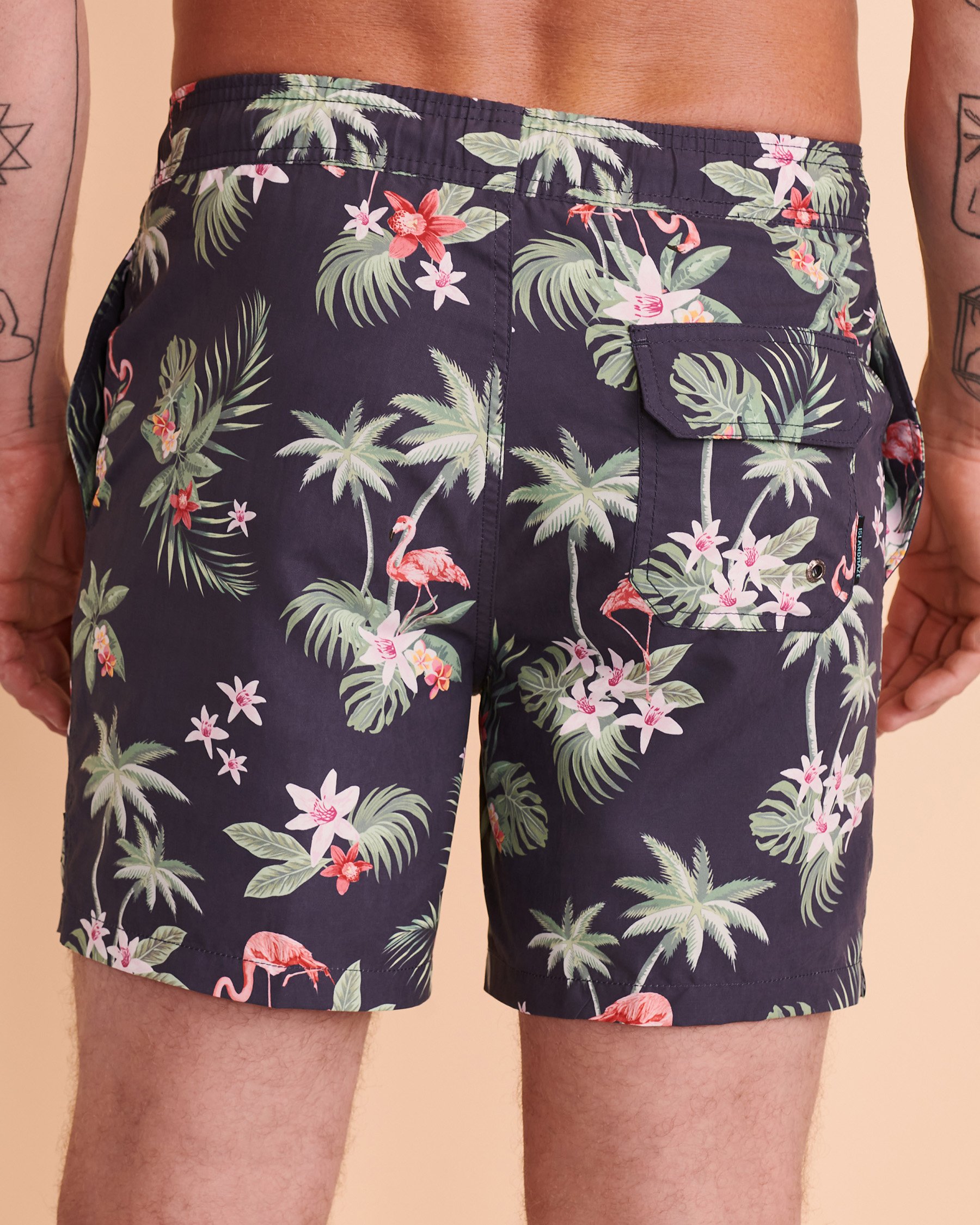 ISLANDHAZE HIDDEN MINGO Volley Swimsuit Dark tropical MB120414 - View2