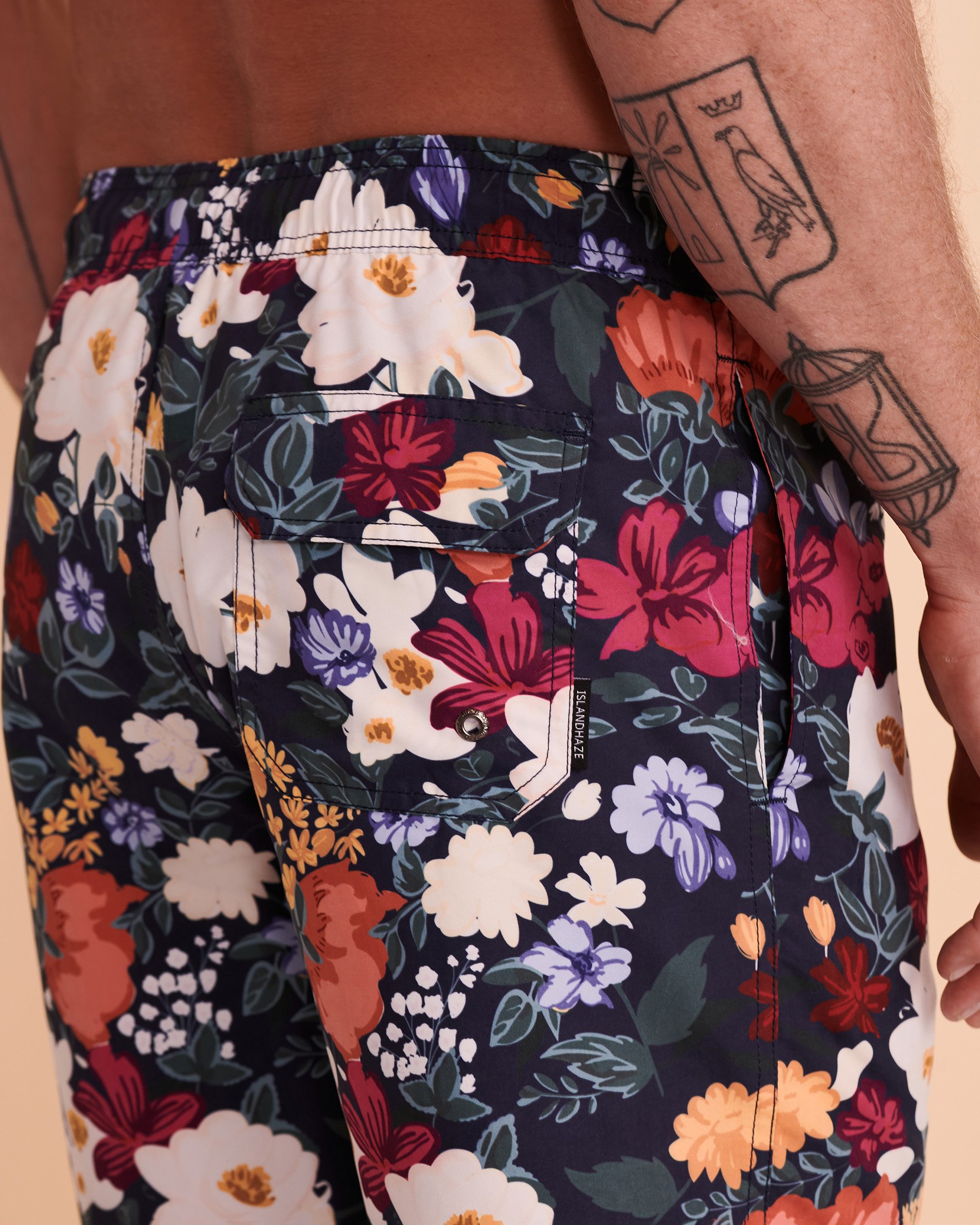ISLANDHAZE INDIE FLORAL Volley Swimsuit Multi-flowers MB321020 - View3