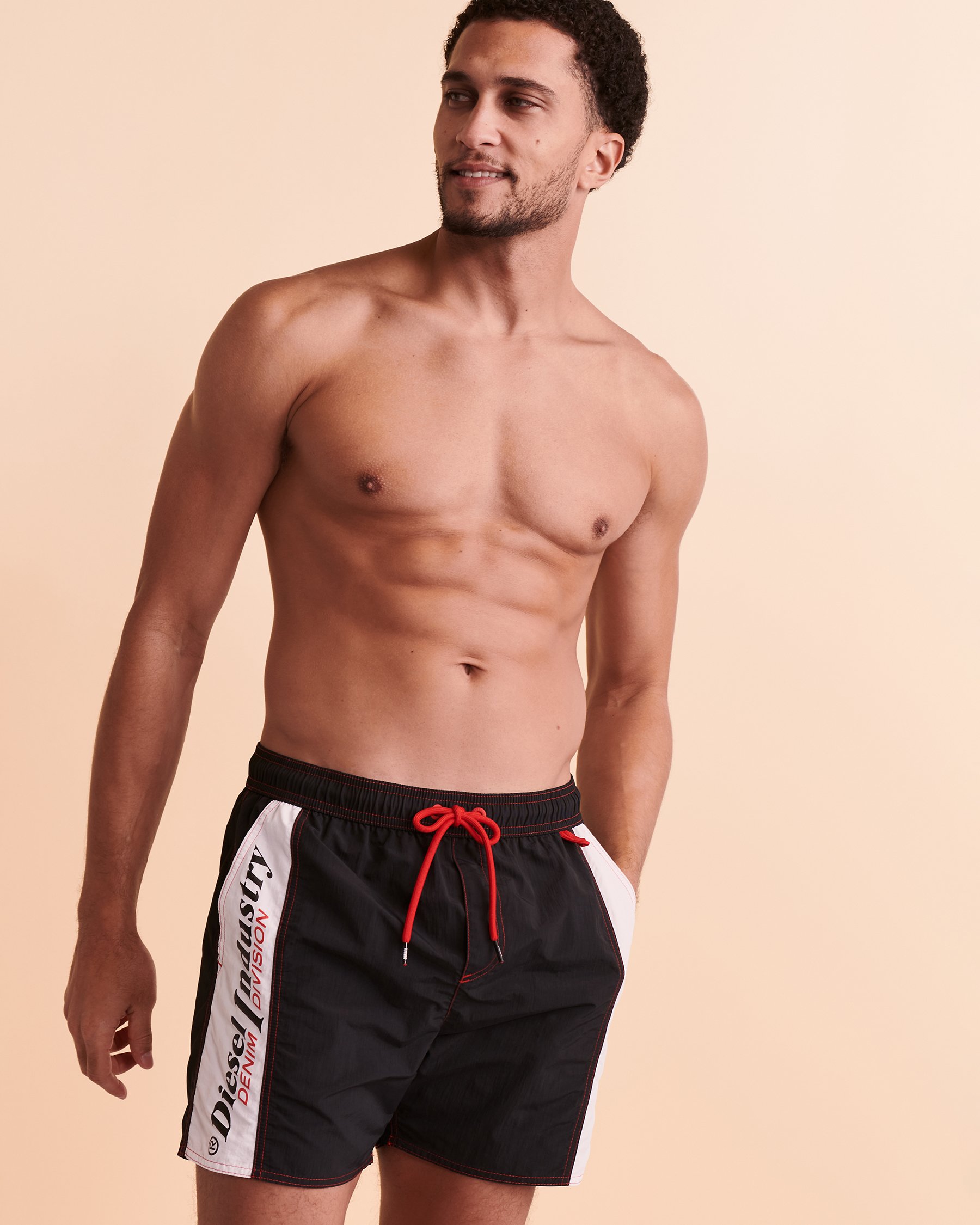 DIESEL CAYBAY Volley Swimsuit Black 00SXLH0PCAI - View5
