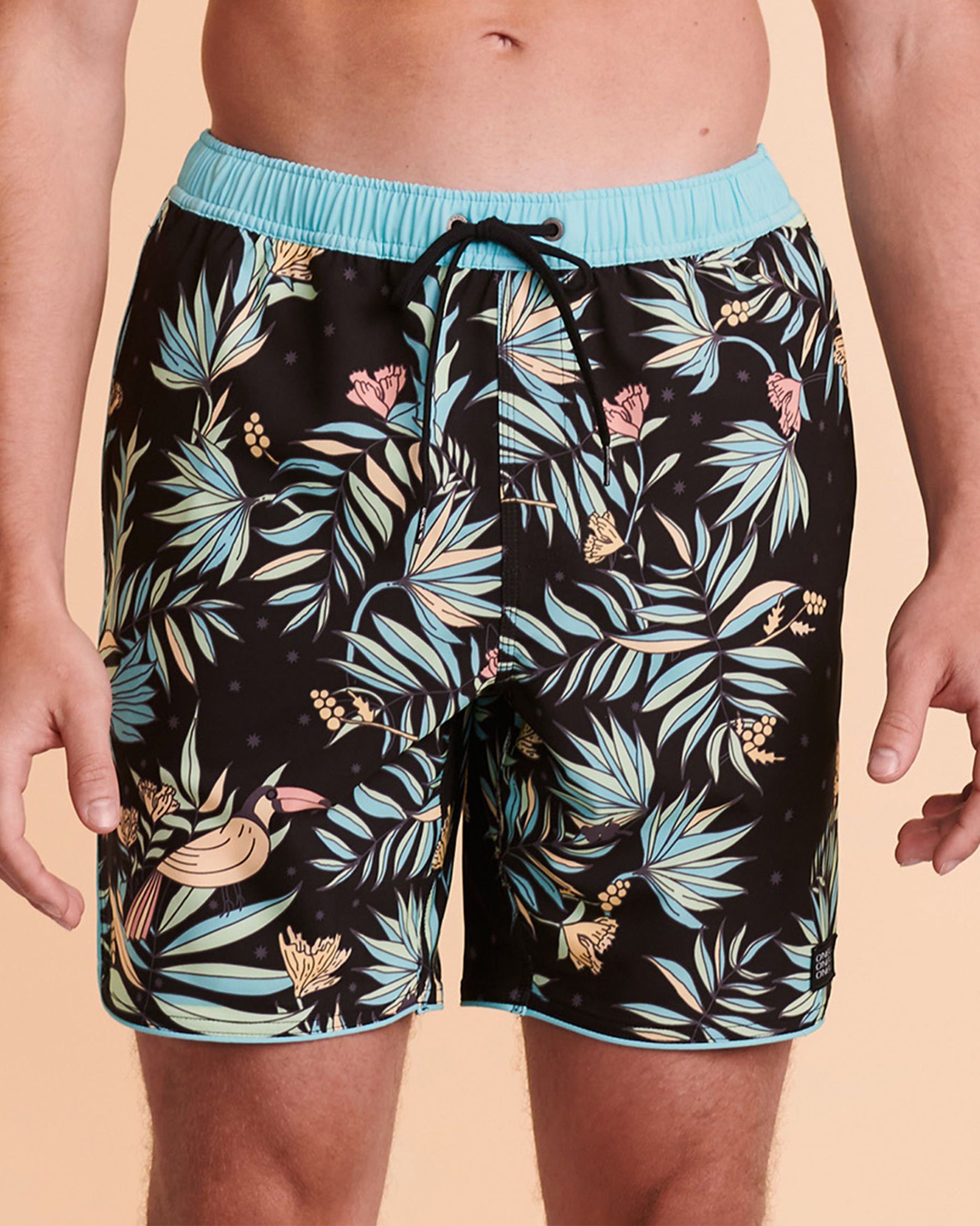 O'NEILL Maillot volley YES TOUCAN Imprimé tropical noir SU1106007 - Voir1