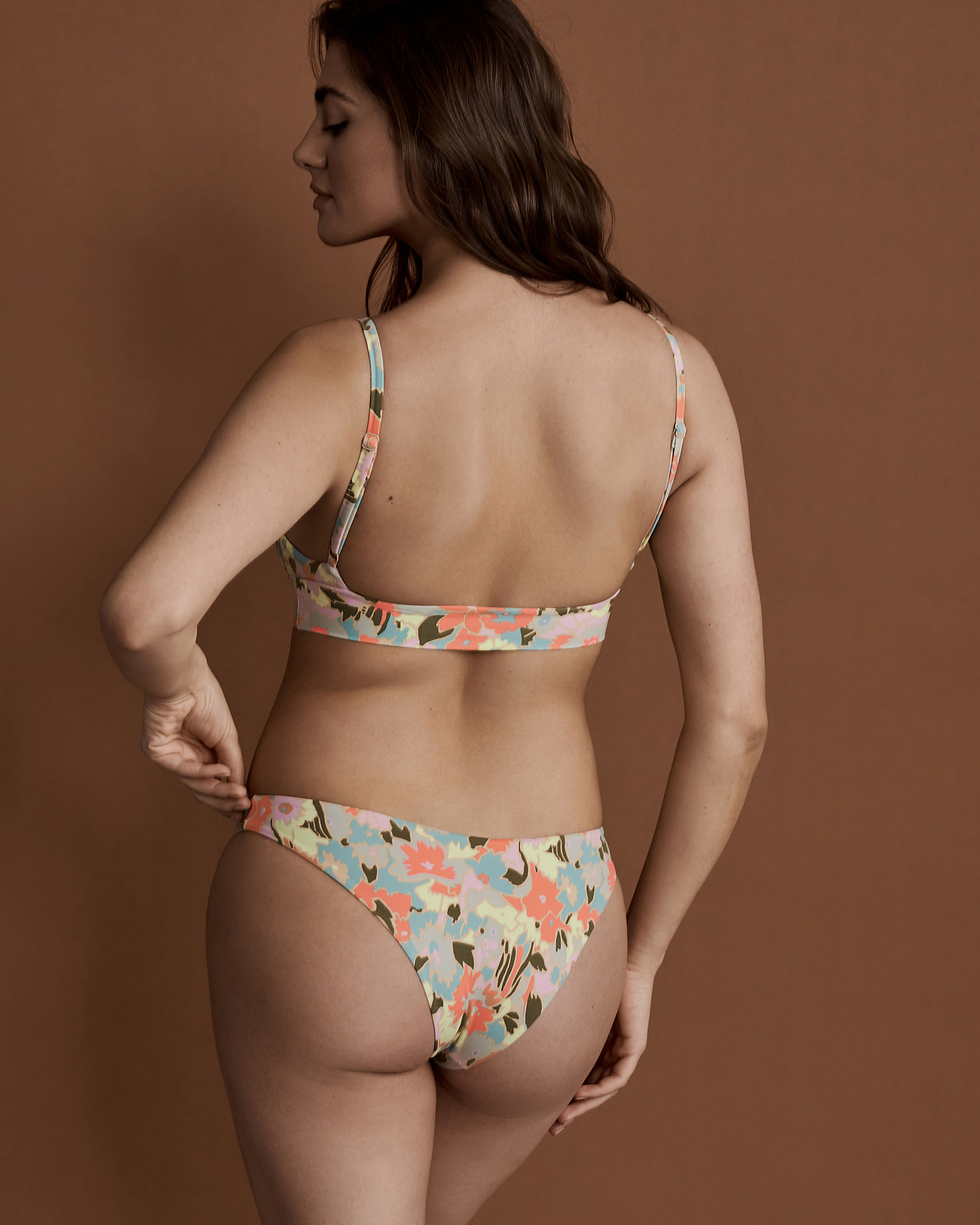 RVCA ON THE ROAD Bralette Bikini Top Floral AVJX300165 - View2