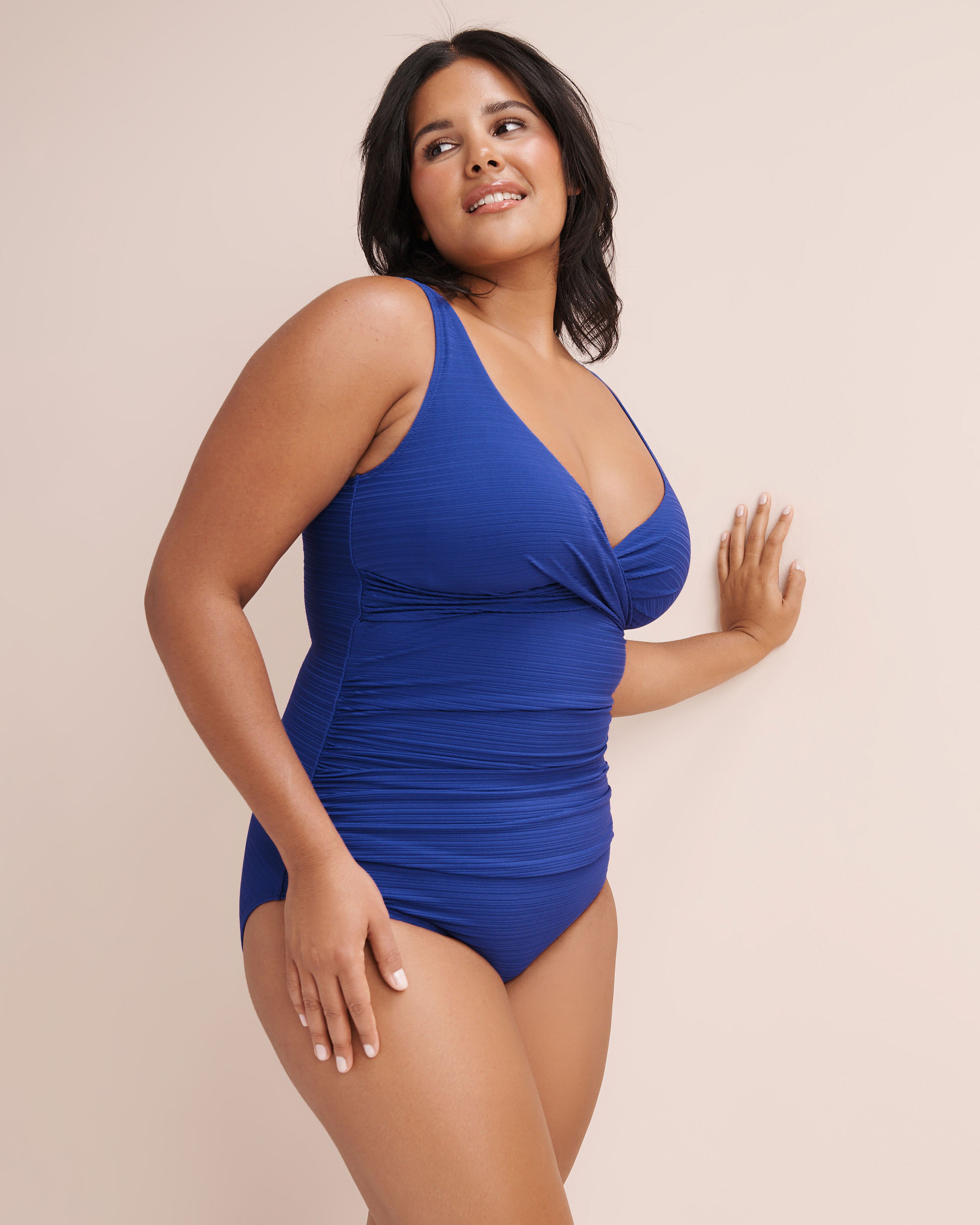 ARTESANDS Aria Delacroix D-G Cup One-Piece Swimsuit Cobalt Blue AT1720GA - View4