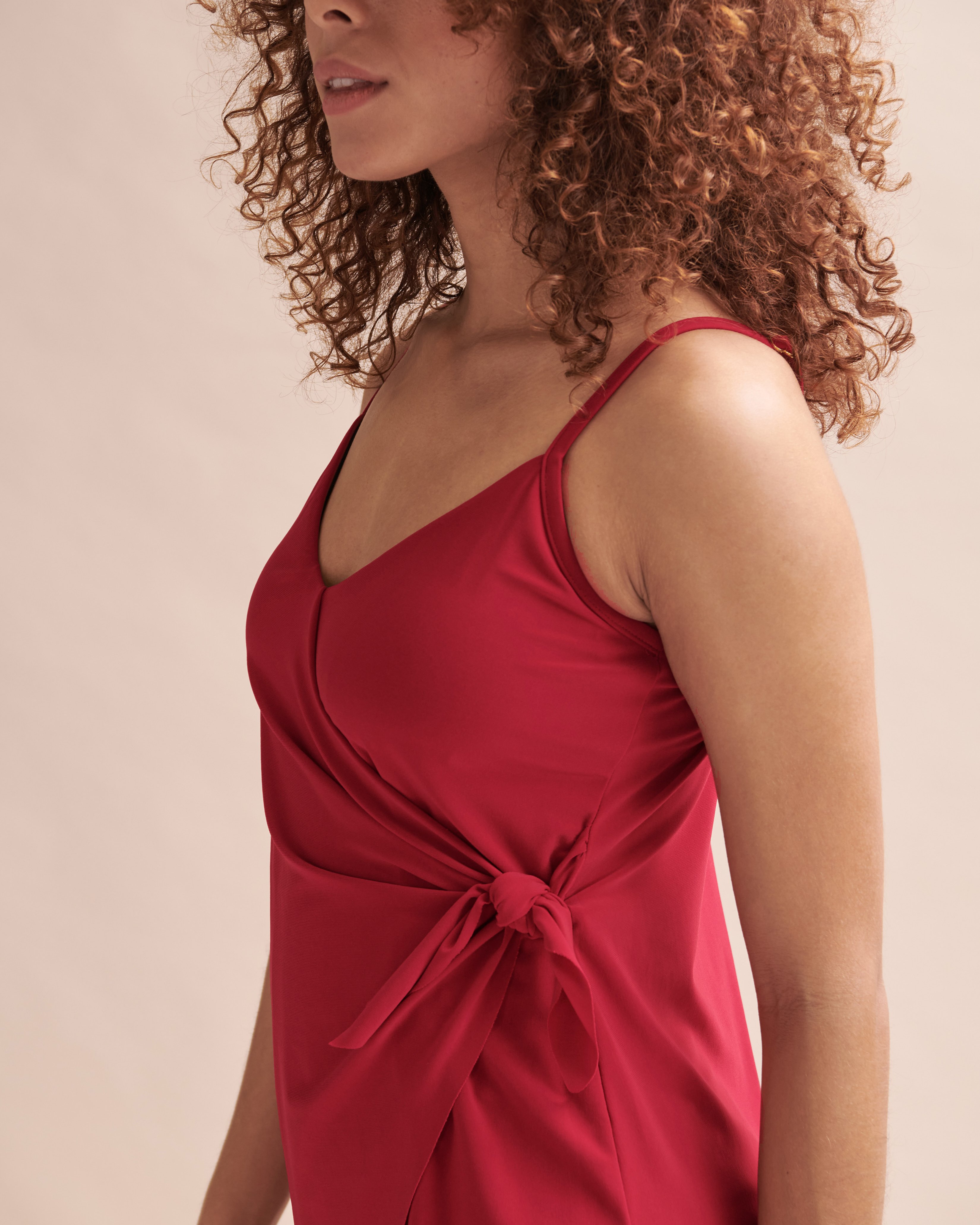 MAGICSUIT SOLIDS Carma Side Tie Tankini Top VAMP 6009937 - View3