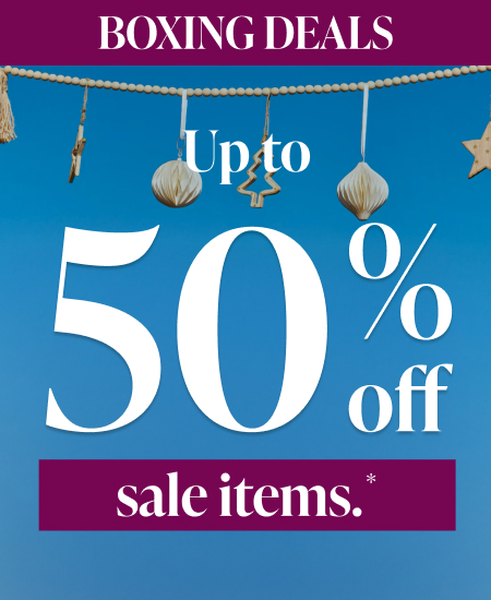 Up to 50% off Sale items