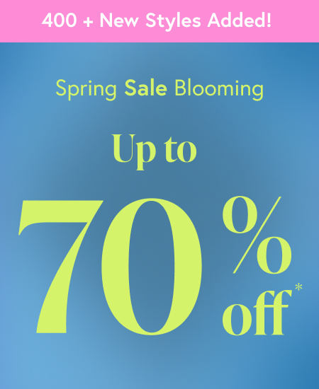 Up to 70% off Sale items