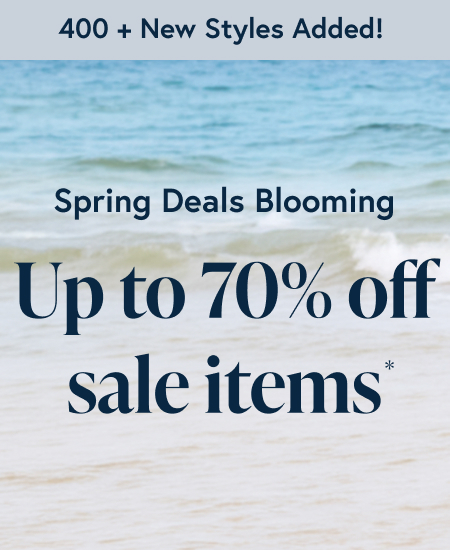 Up to 70% off Sale items