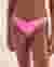 KULANI KINIS Bas de bikini cheeky coupe en V Fuchsia Fever Bleu BOT216FUFE - View1