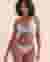 TROPIK Haut de bikini bralette bonnet D Serenity Floral Imprimé fleuri bleu 01200088 - View1