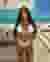 MY BIKINI STORY Santa Monica Pearl Triangle Bikini Top White  Cream 01100368 - View1