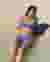 TROPIK Jacquard Bralette Bikini Top Purple 01100323 - View1