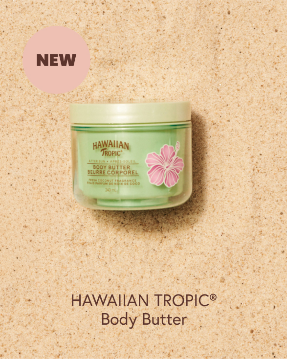 Hawaiian Tropic After-Sun Butter on the sand