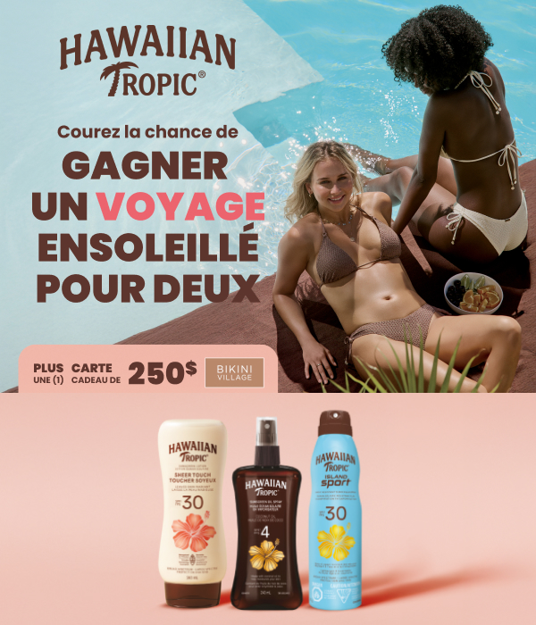 Courez la chance de gagner un voyage ensoleillé pour 2