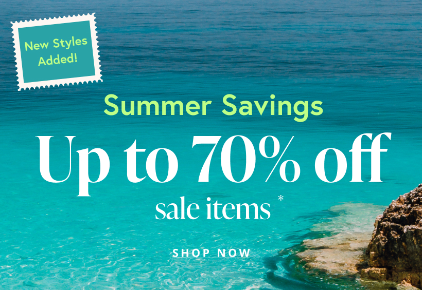 Summer Savings : Up to 70% off sale items 