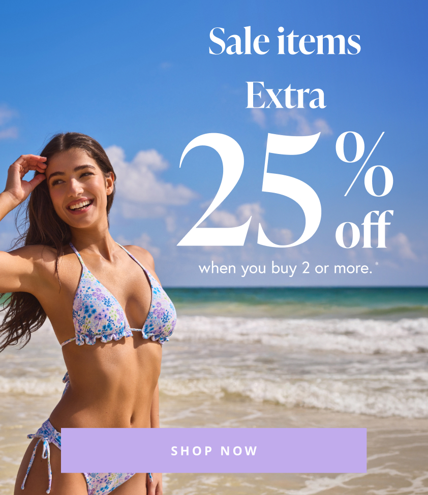 Sale Items : Extra 25% off when you buy 2 or more.