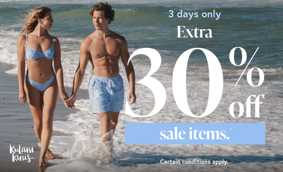 Extra 30% off Sale items