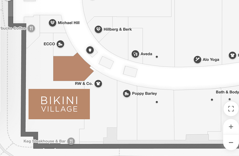 Map of Market Mall - Where to find Bikini Village