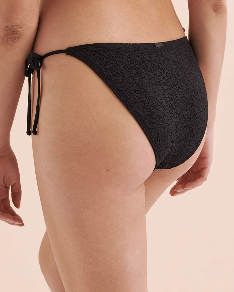 Black cheeky swimsuit bottoms clearance