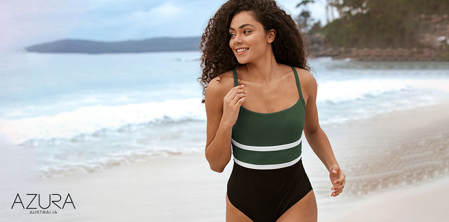 Sporty one-piece swimsuits
