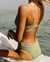 BILLABONG Bas de bikini jambe haute Maui Rider SUMMER HIGH Lime ABJX400214 - View1