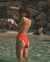 BILLABONG Bas de bikini taille haute TANLINES Piment fort ABJX400561 - View1