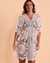 URBAN LUX Caftan résille et crochet Blanc 2058 - View1