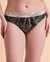 SKYE Bas de bikini jambe haute Rachel MESMERIZE Imprimé noir SK72754 - View1