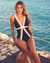 MIRACLESUIT SPECTRA TRILOGY Plunge One-piece Swimsuit Colorblock 6553252 - View1