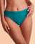 BLEU ROD BEATTIE Bas de bikini bande de taille torsadée KORE Eau profonde RBKK00511H - View1