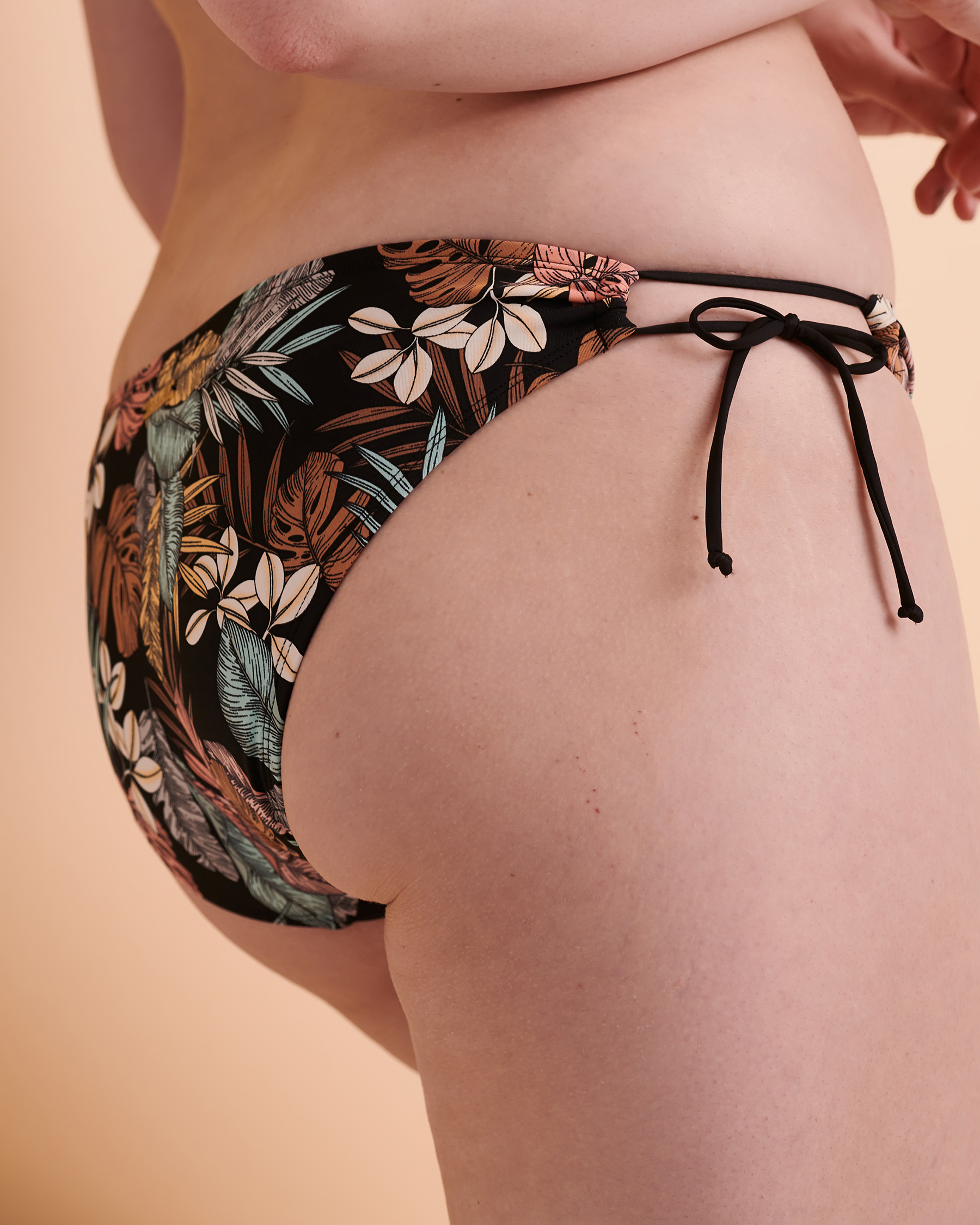 SKYE MANAUS Juliana Side Tie Bikini Bottom Tropical print BV722148 - View3